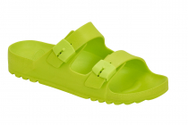 Scholl BAHIA dámské zdravotní pantofle limetková/zelená