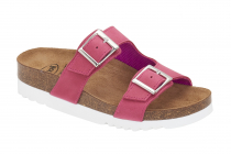 Scholl FILIPPA dámské zdravotní pantofle barva fuchsiová fialová
