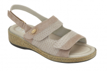 Scholl MARINELLA dámské zdravotní sandále barva šedá šedohnědá