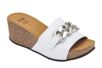 Scholl RAVELLO HIGH WEDGE dámské  pantofle barva bílá bílá
